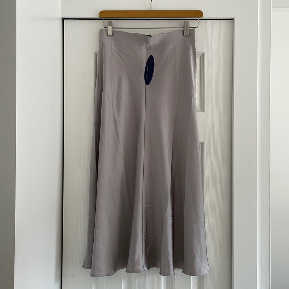 Satin MIDI Skirt
